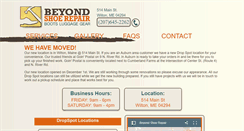 Desktop Screenshot of beyondshoerepair.com